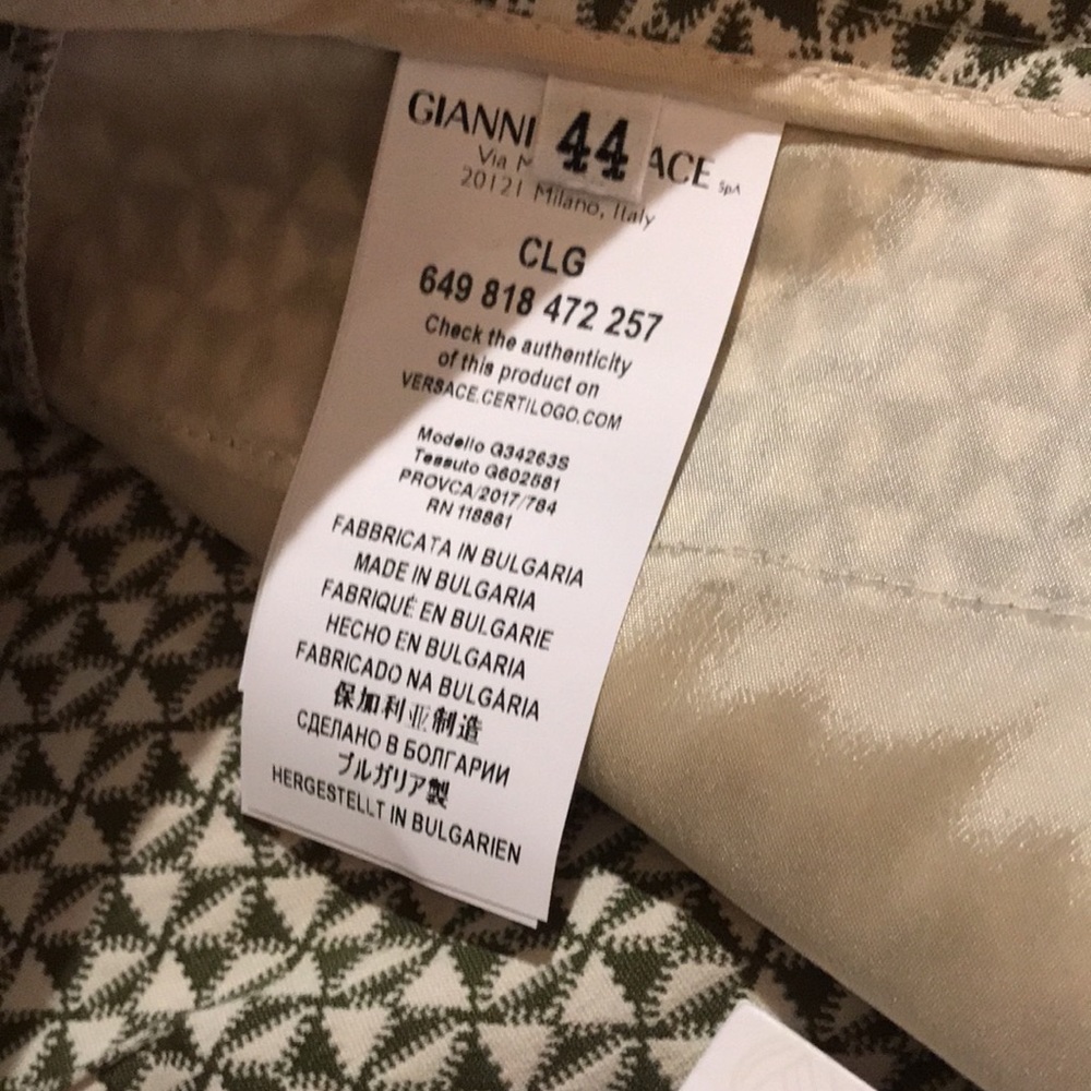 Versace Collection capris 44 New RRP $245 - Picture 5 of 5